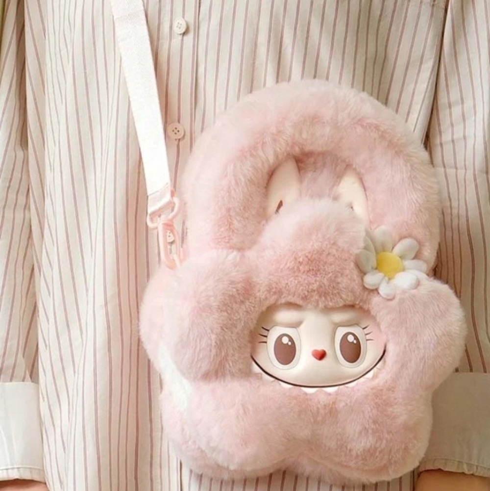 POP MART Popland Beijing Exclusive Mokoko flower shoulder/crossBody/hand bag